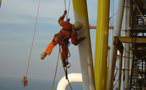 Trabajos en altura por medio de Rope Access